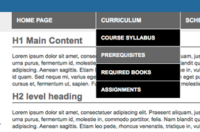 Center CSS Menu Writer menu on a page