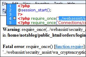 Debugging PHP Scripts